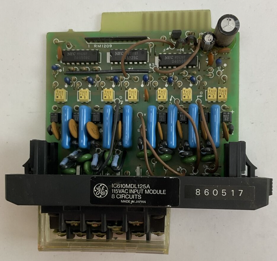 GE FANUC IC610MDL125A 115VAC INPUT MODULE 8 CIRCUITS