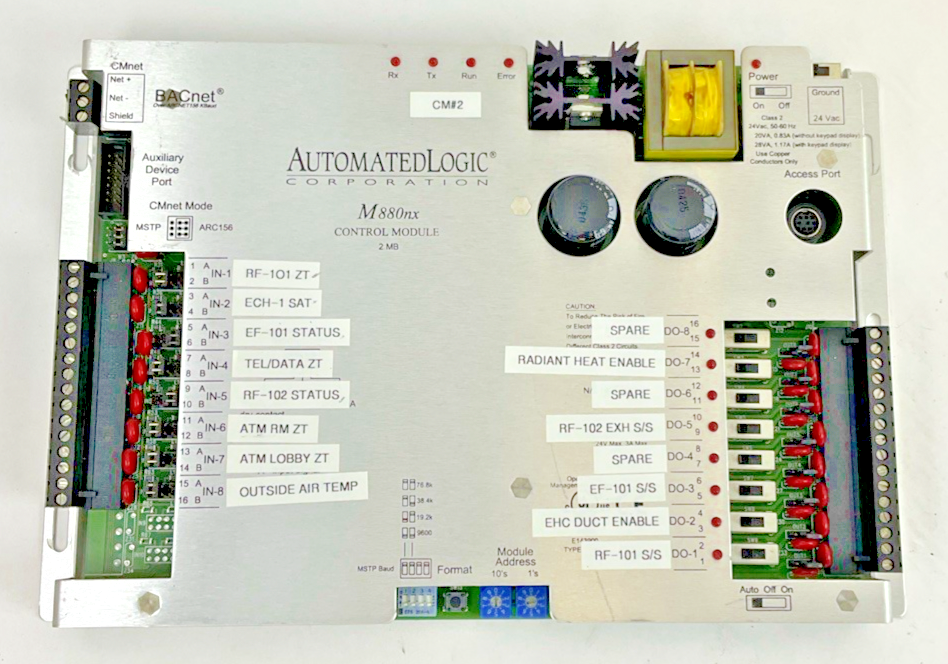 AUTOMATED LOGIC M880NX CONTROL MODULE 2MB BACNET
