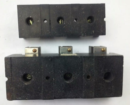 ALLEN BRADLEY 1491-N423 FUSE BLOCK,200AMP, 250 OR 600V, 3P,W/ X-123968, 1491N423