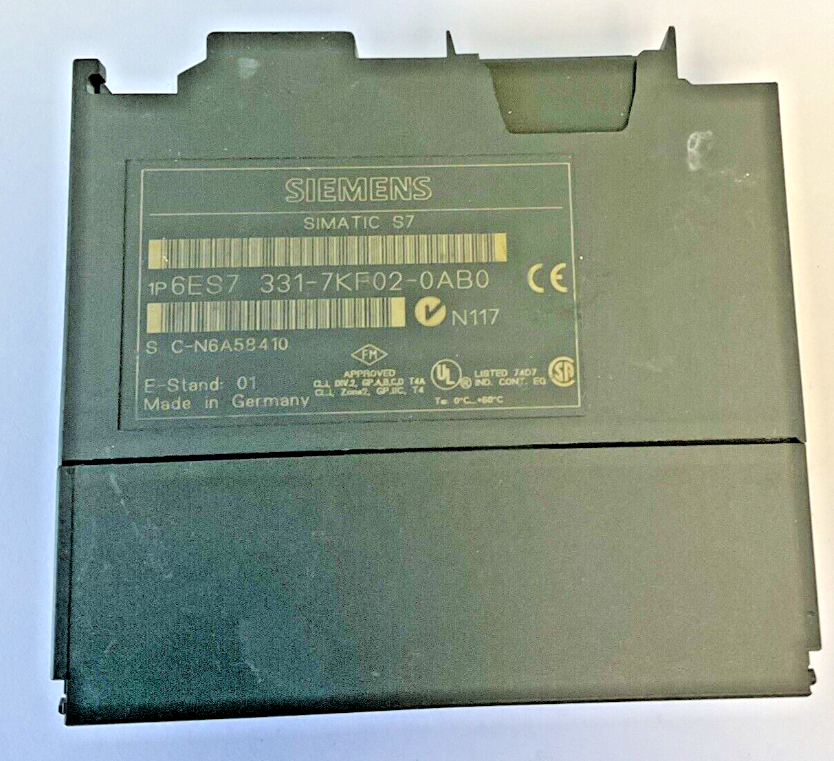 SIEMENS 6ES7 331-7KF02-0AB0 S7 INPUT MODULE SIMATIC S7