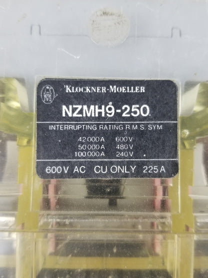 Klockner-Moeller NZM9-250 | ZM9A-200 3 Pole 600 VAC 225A
