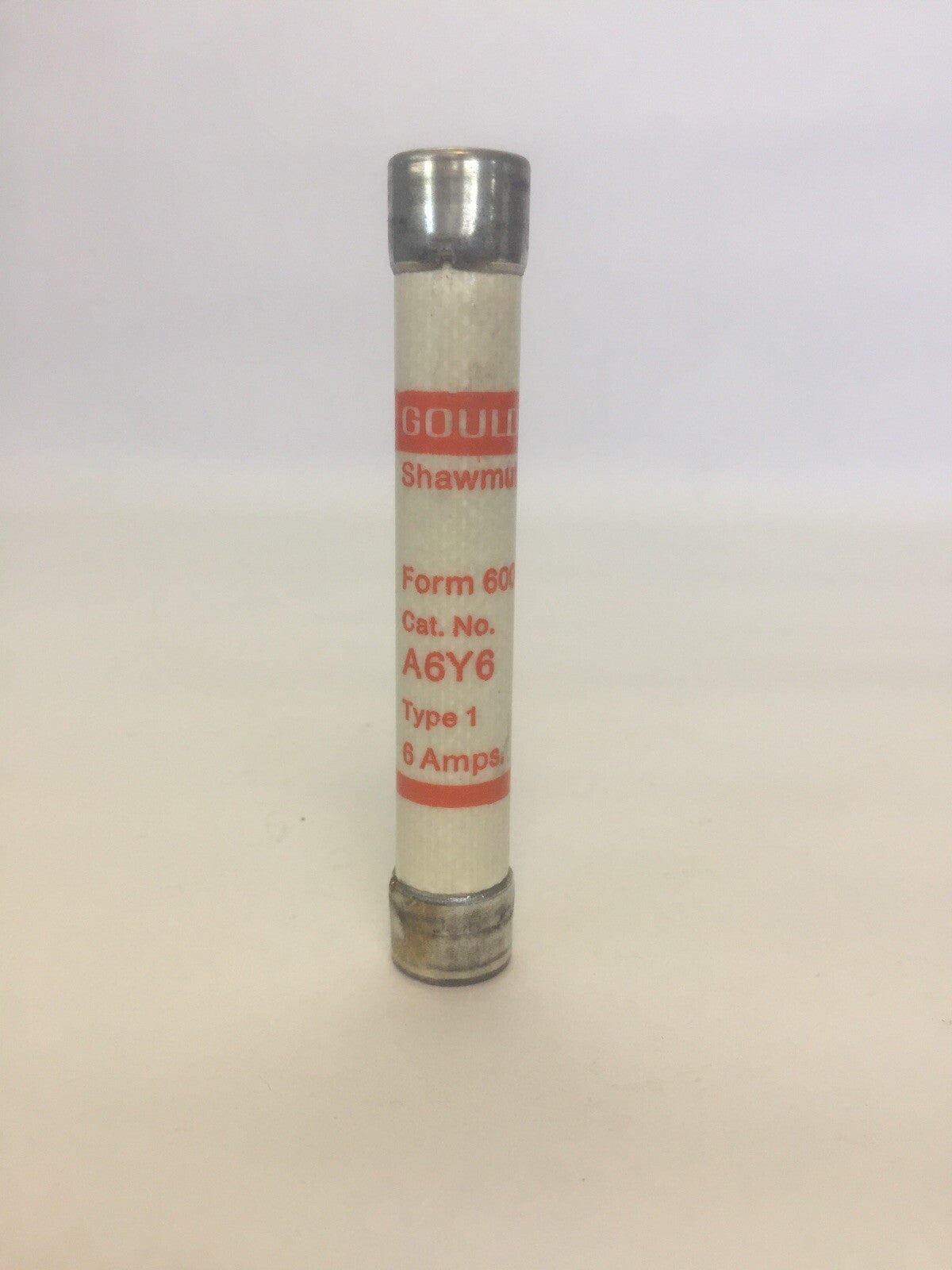 GOULD SHAWMUT A6Y6 FUSE 6AMP 600V AC/DC FORM 600 TYPE 1 (LOT OF 10)