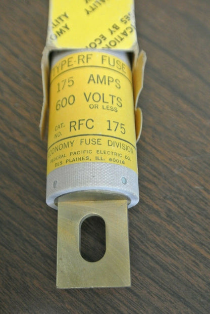 ECONOMY / FPE RFC175 TYPE RF FUSE / 175A / 600V / NEW SURPLUS / RFC-175