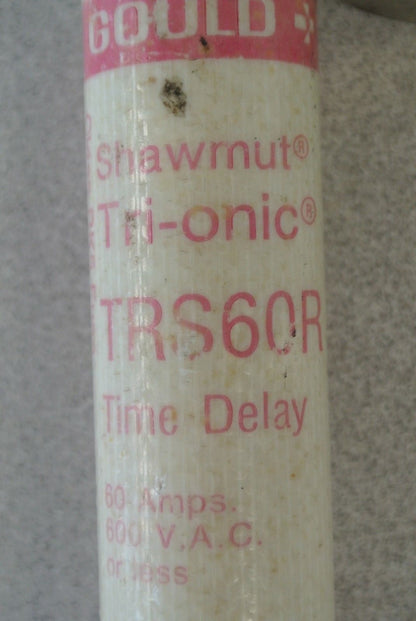 LOT of 3 / GOULD TRI-ONIC FUSE / 600VAC / 60A