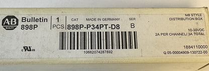 ALLEN BRADLEY 898P-P34PT-D8 DISTRIBUTION BOX SER.B 3A