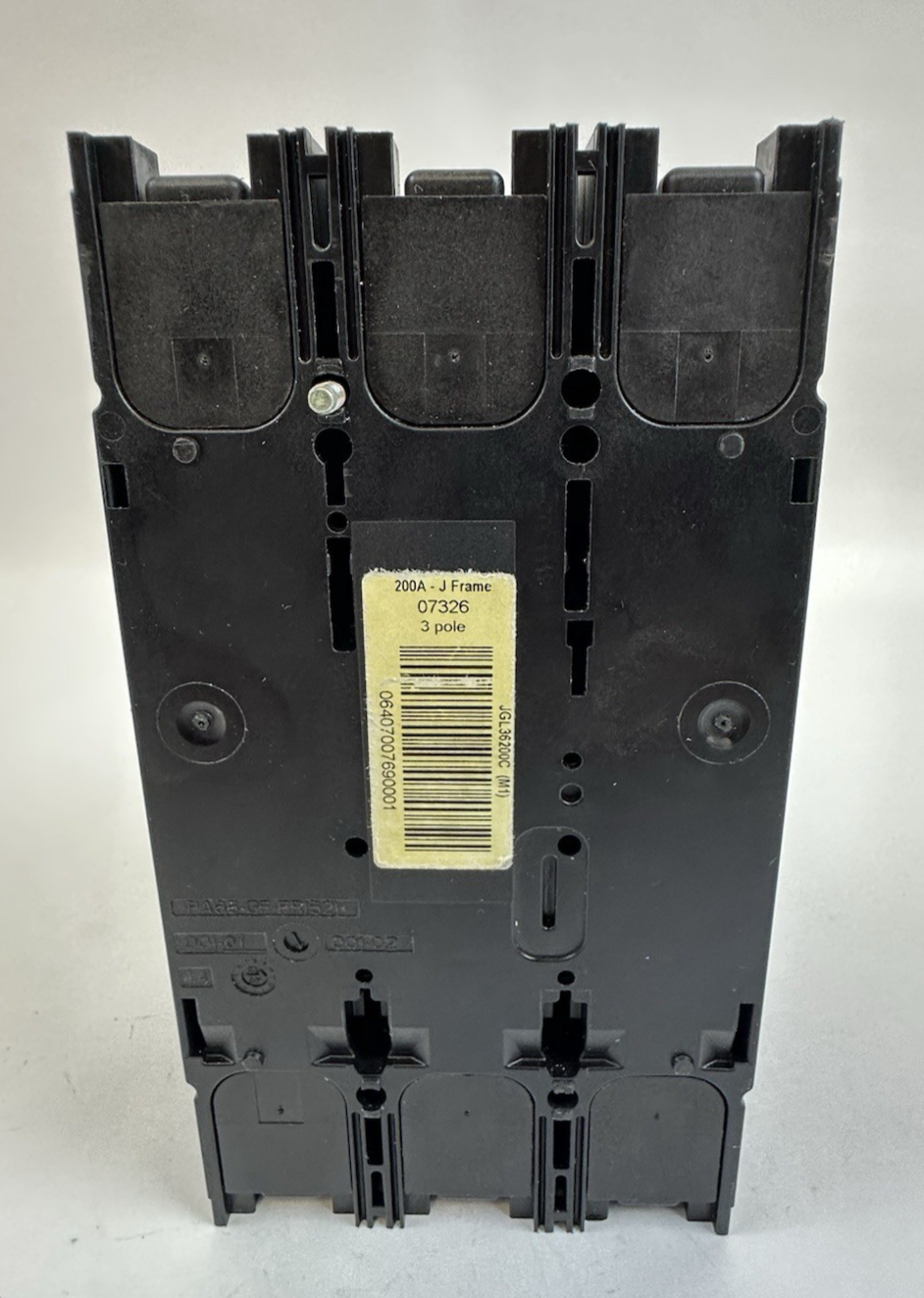 SQUARE D JGL36200C CIRCUIT BREAKER 200A 3P 600V 35kA POWERPACT J
