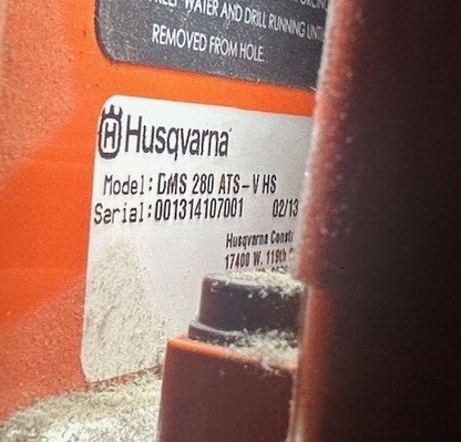 HUSQVARNA DMS 280 ATS-V HS CORE DRILL DS-450 CORE DRILL STAND