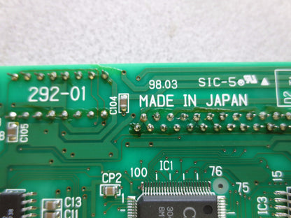 JAPAN CBM CORPORATION - 292-01 BARCODE PRINTER BOARD & PRINTHEAD ASSEMBLY