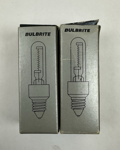 BULBRITE KX-2000 40W 120VDC KX40CL/DC HIGH CHROMA LAMP BULB LOT OF 2