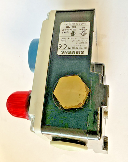 SIEMENS 38E7 160-1BD00-0A81 CABLE OPERATED ROPE SWITCH 6A/400VAC