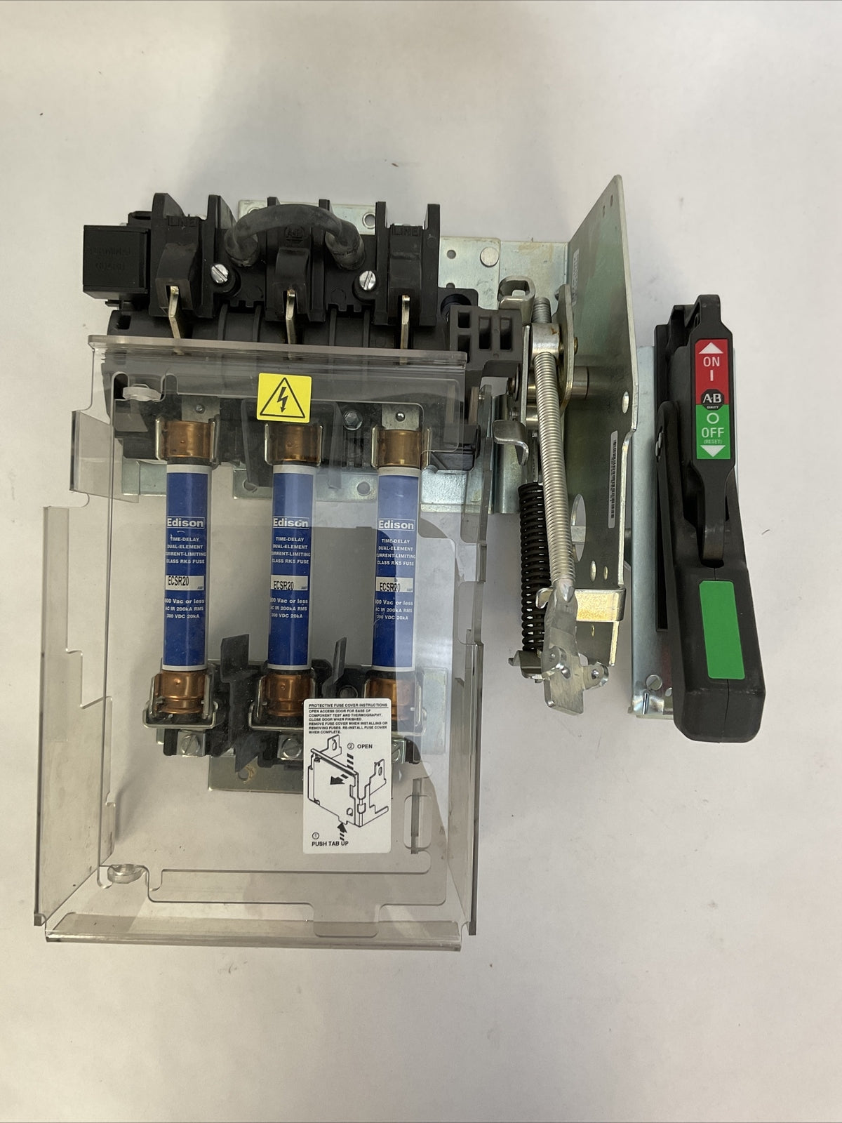 ALLEN BRADLEY 1494V-DS30 SER D DISCONNECT SWITCH 30A 600VAC 250VDC 1494V-FS30