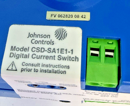 JOHNSON CONTROLS CSD-SA1E1-1 DIGITAL CURRENT SWITCH 135A 600VAC ***LOTOF2***