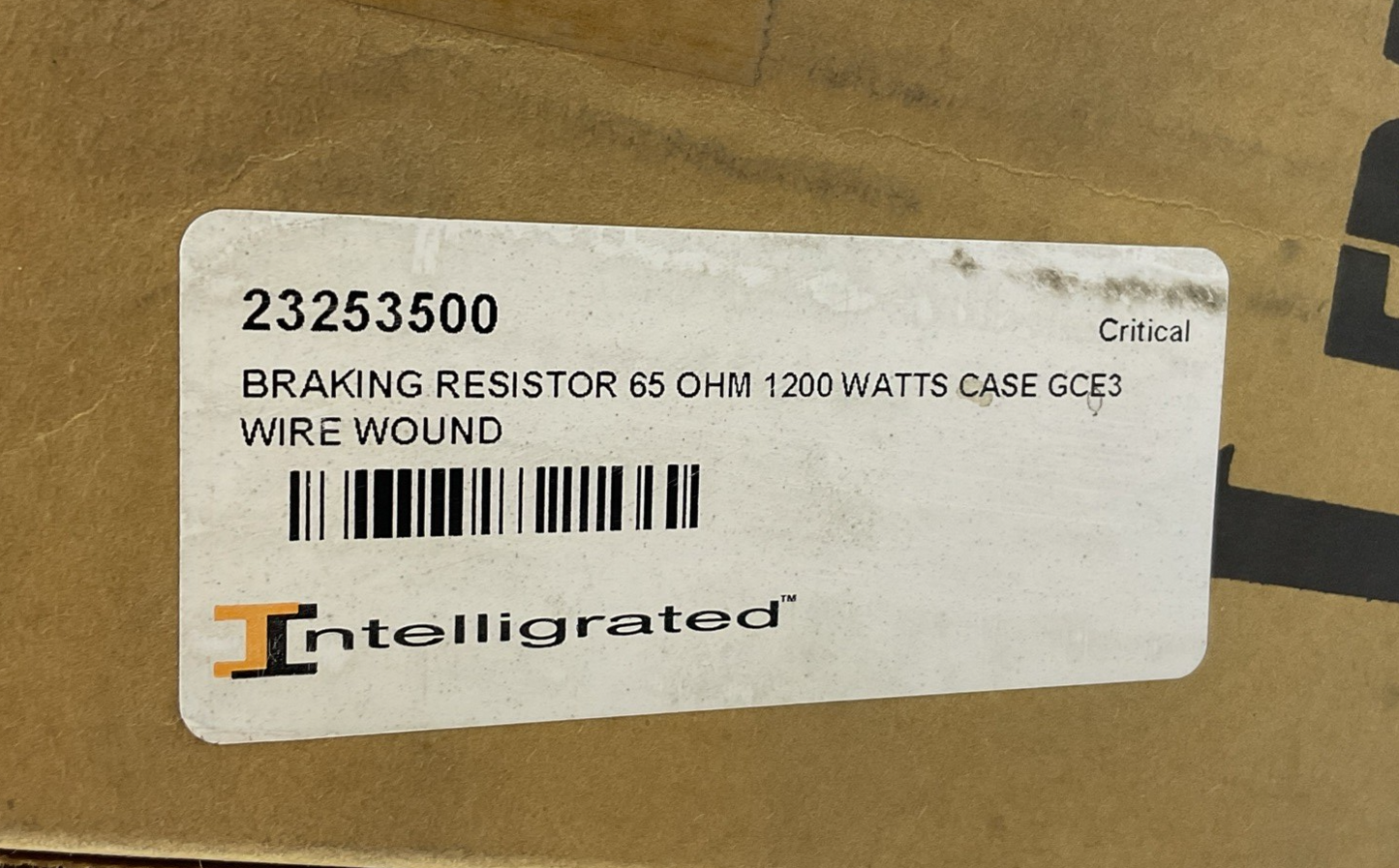 INTELLIGRATED 23253500 BRAKING RESISTOR 1200W 65 OHM