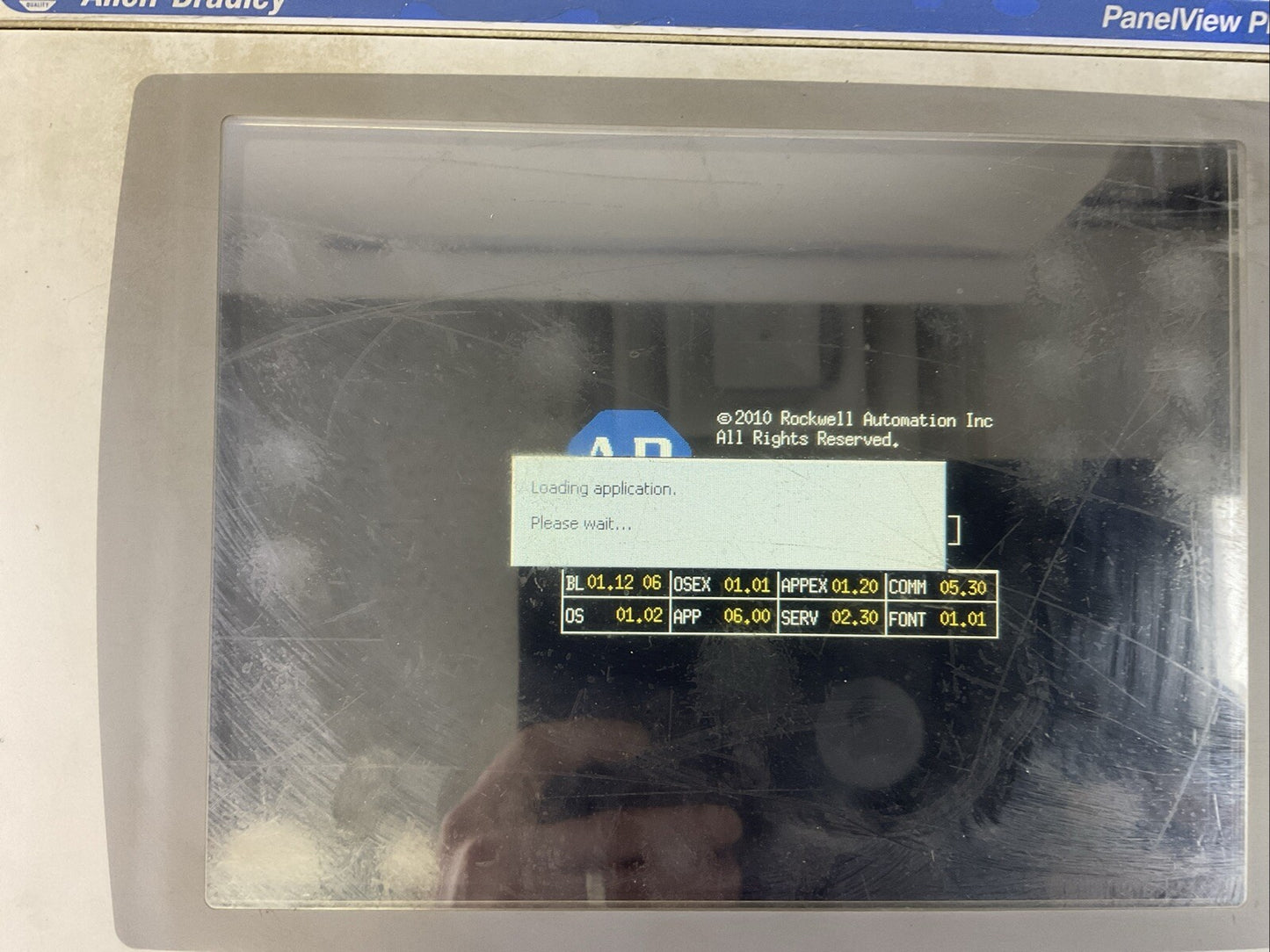 ALLEN BRADLEY 2711P-T10C4D8 PANELVIEW PLUS 1000 SER A (2711P-RP8D 2711P-RDT10C)