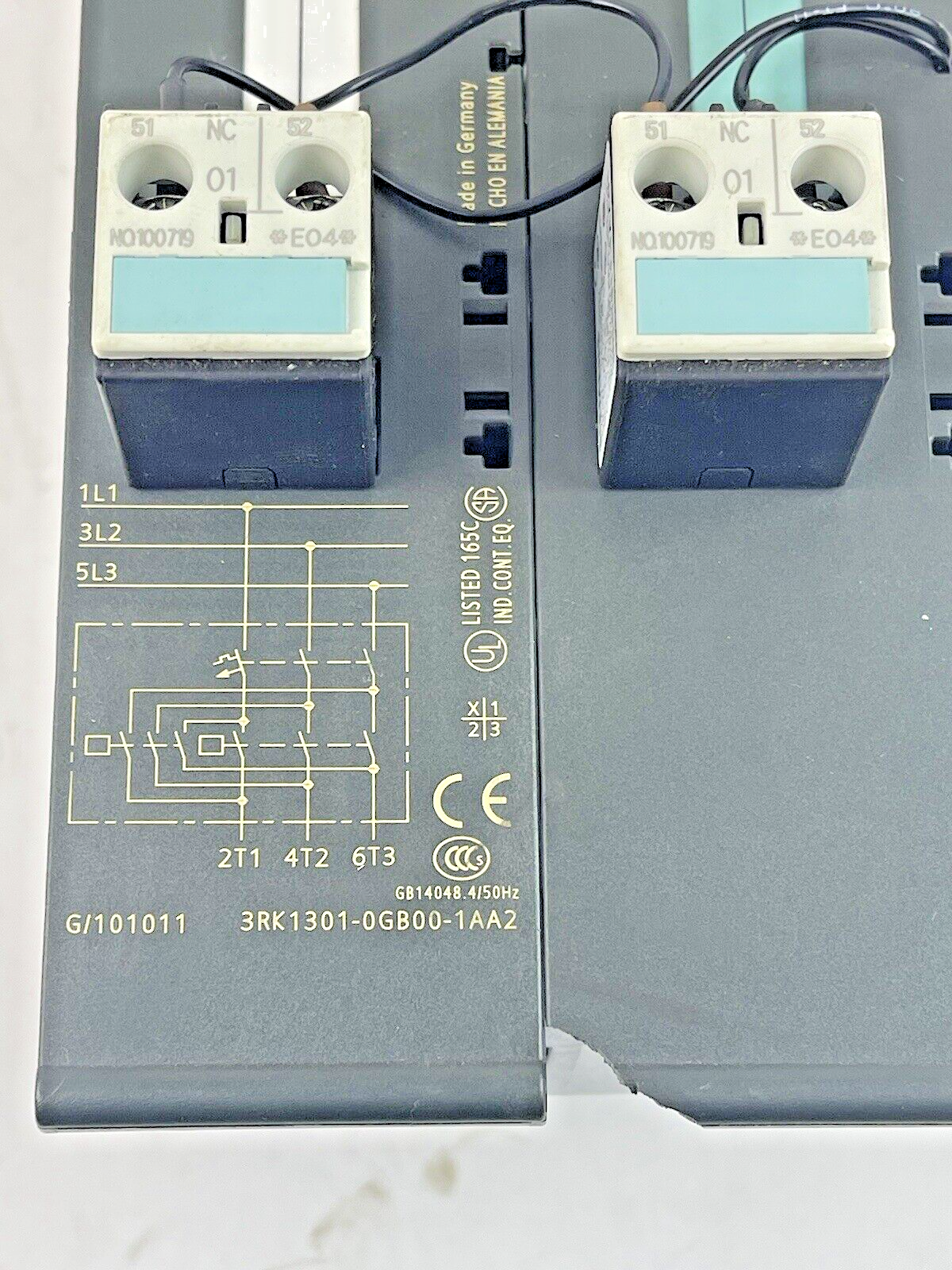 SIEMENS - 3RK1301-0GB00-1AA2/ 3RV1011-0GA10/ 3RH1911-1AA01(X2)