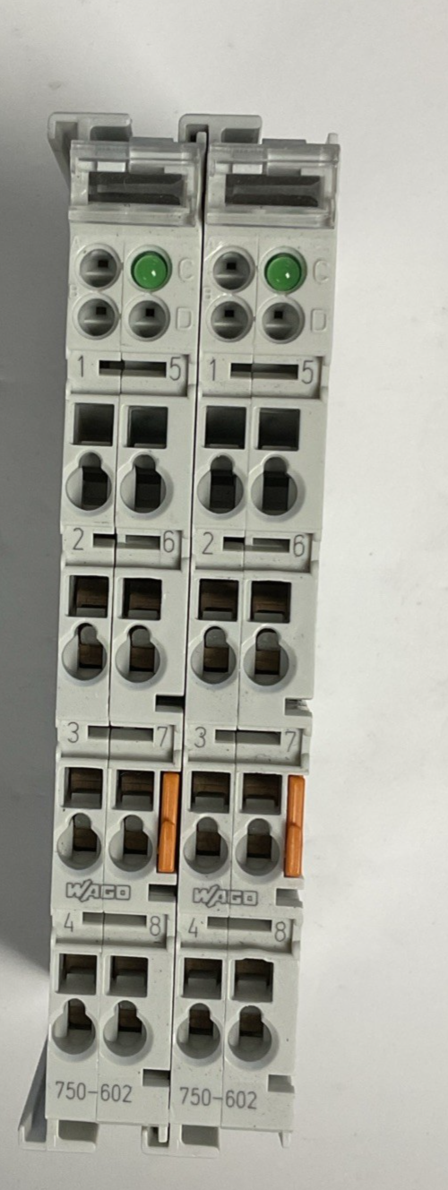 WAGO 750-602 POWER SUPPLY MODULE 24VDC ***LOT OF 2***