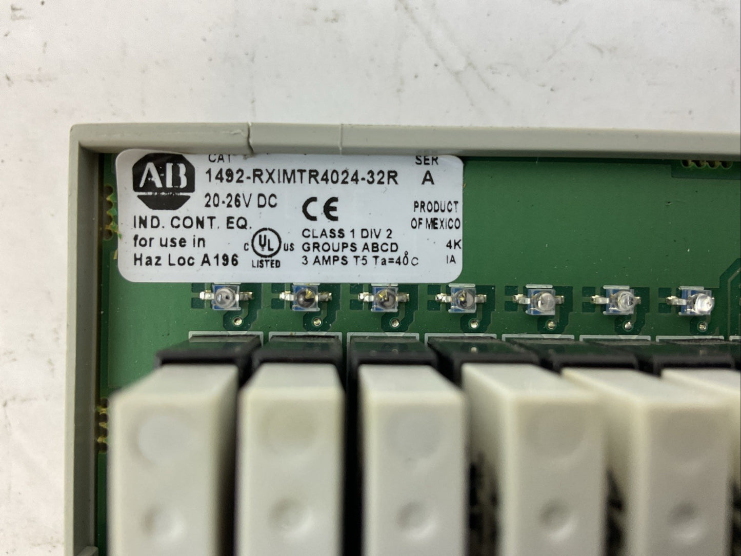 ALLEN BRADLEY 1492-RXIMTR4024-32R SER A RELAY 20-26VDC