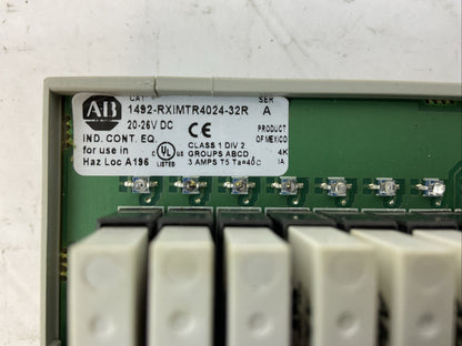 ALLEN BRADLEY 1492-RXIMTR4024-32R SER A RELAY 20-26VDC