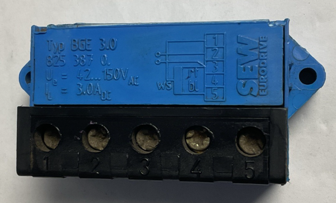 SEW EURODRIVE 825 387 0 RECTIFIER 150VAC