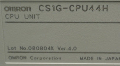 OMRON CS1G-CPU44H PROGRAMMABLE CONTROLLER / CPU + CS1W-SCB41-V1 SERIAL COMM BRD