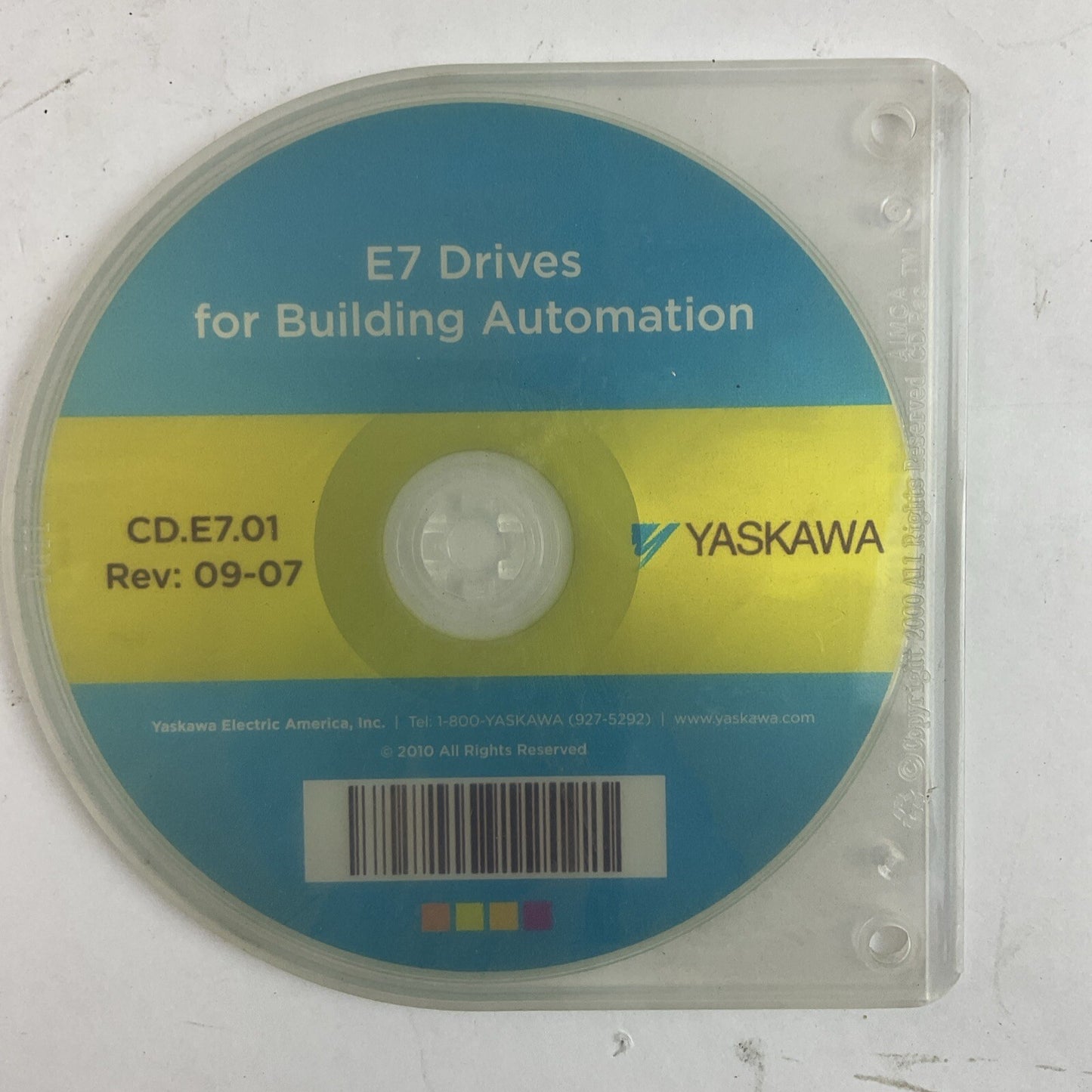 YASKAWA CIMR-E7U22P2 AC DRIVE VARISPEED E7 OUTPUT 0-240VAC 3PH 10.8A 4.1kVA
