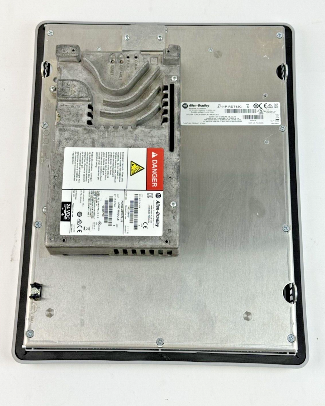 ALLEN-BRADLEY - 2711P-T12C4D8 SER. A - PANELVIEW PLUS 1250 ASSEMBLED TERMINAL