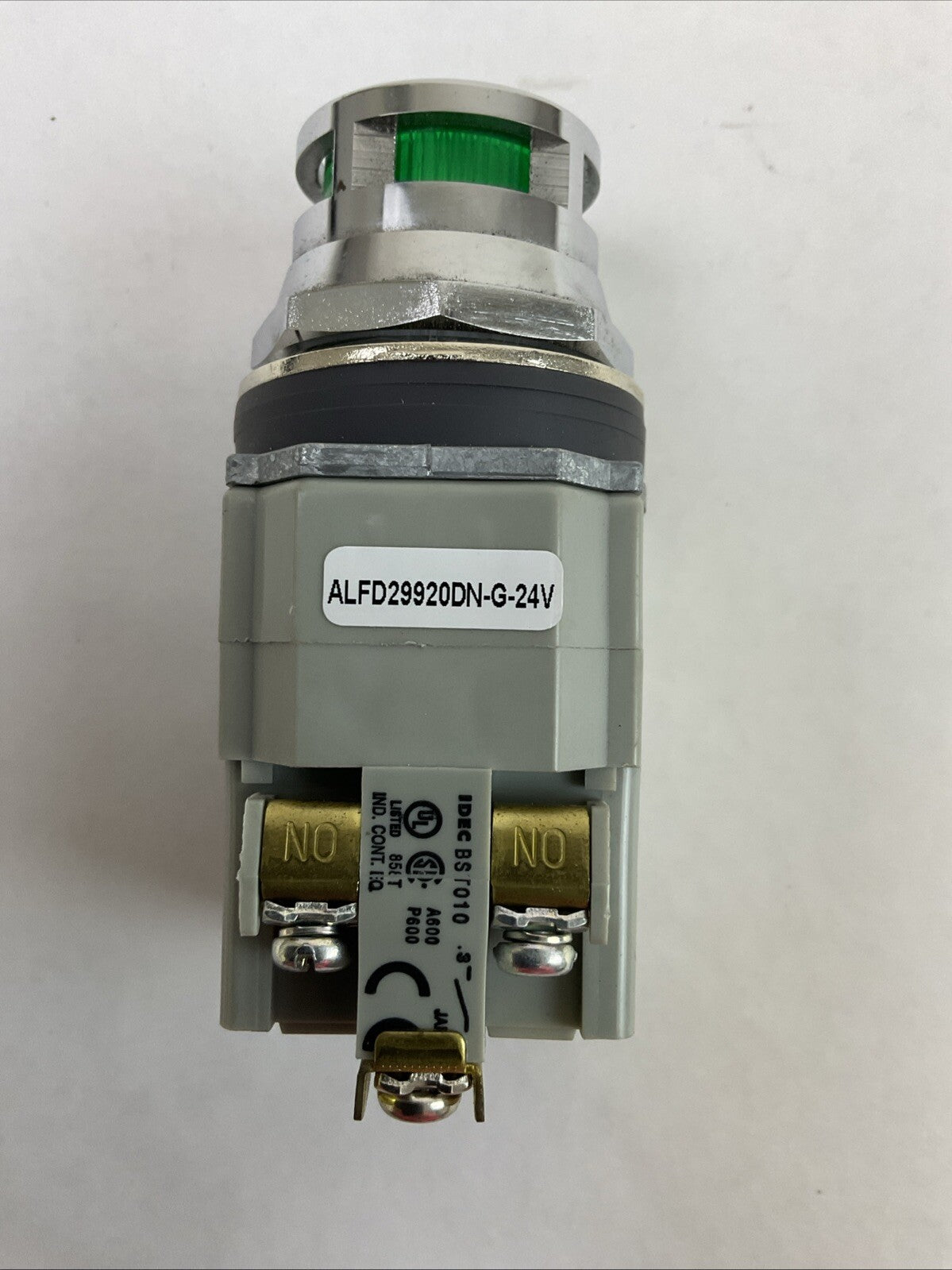 IDEC ALFD29920DN-G-24V PUSH BUTTON ILLUMINATED GREEN