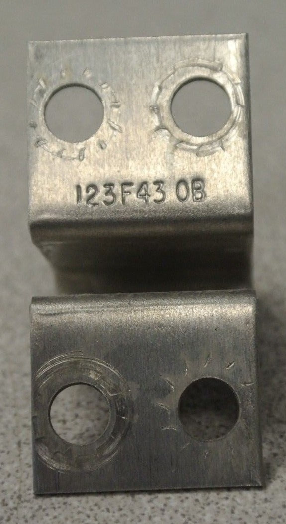 LOT of 2 / GENERAL ELECTRIC 123F43.0B THERMAL OVERLOAD HEATERS / CR123F43.0B