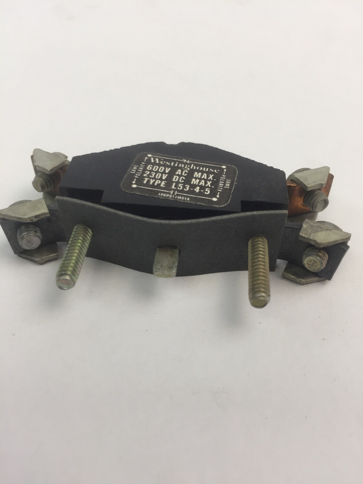 WESTINGHOUSE L53-4-5 ELECTRICAL INTERLOCK 600VAC 230VDC UNIVERSAL N.O.&N.C CONTA