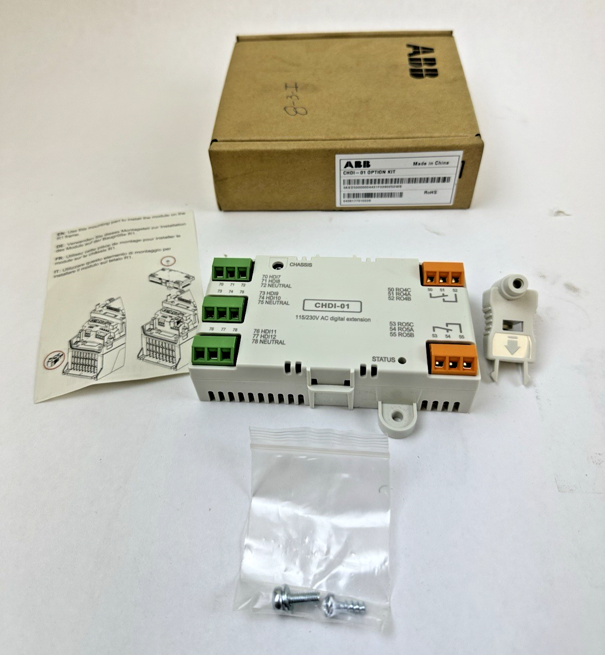 ABB CHDI-01 OPTION KIT 115/230V DIGITAL EXTENSION MODULE