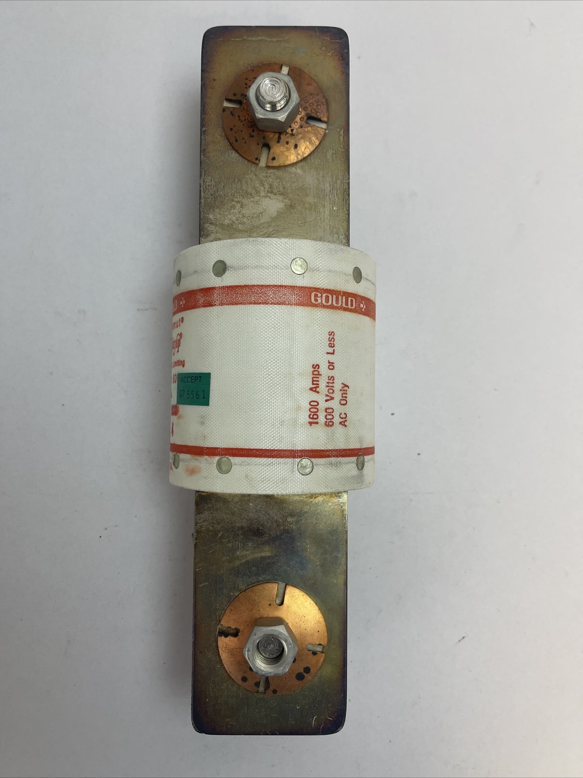 GOULD SHAWMUT A6Y1600 AMP-TRAP CURRENT LIMITING FUSE 600VAC 1600AMP TYPE 4 FORM