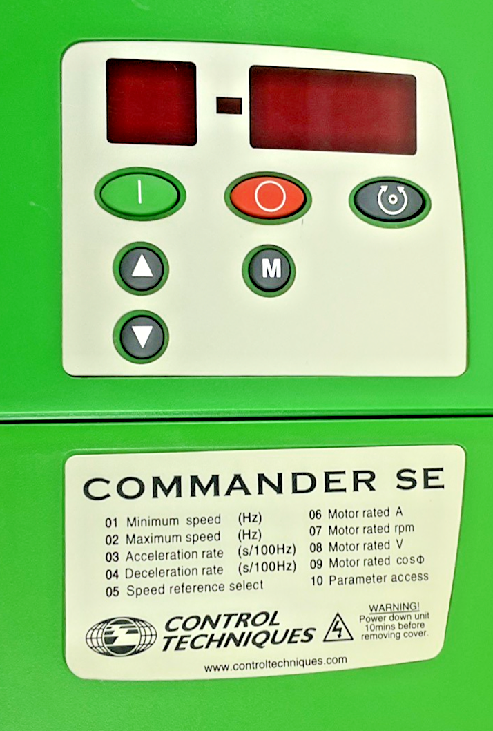 CONTROL TECHNIQUES FREQUENCY CONVERTER SE34400750 10HP 480V