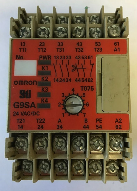 OMRON G9SA-321-T075 SAFETY RELAY UNIT 24VAC/VDC