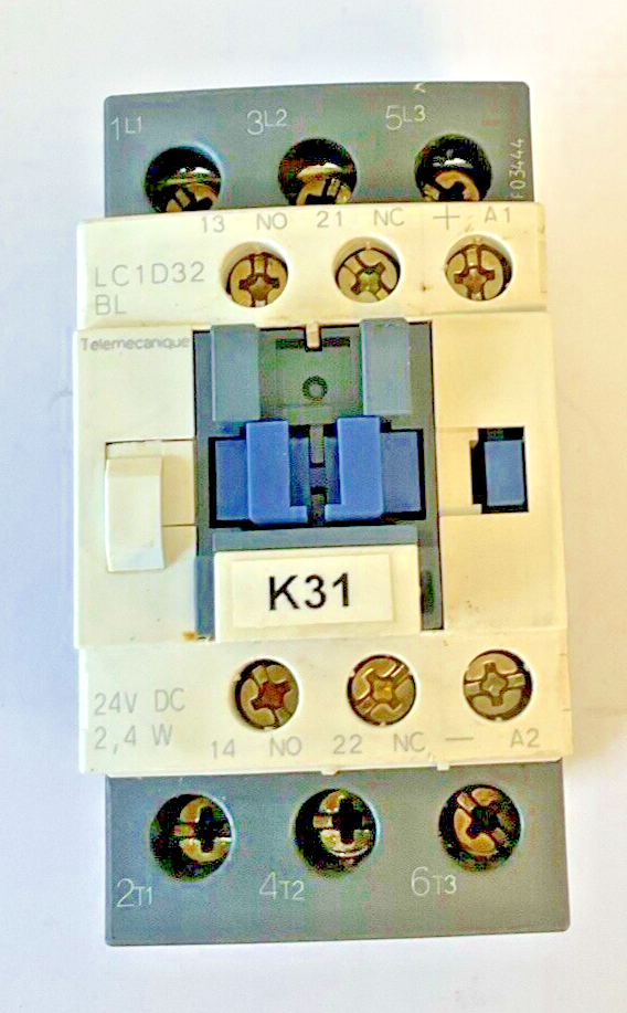SCHNEIDER ELECTRIC LC1D32 BL CONTACTOR 24VDC 50A