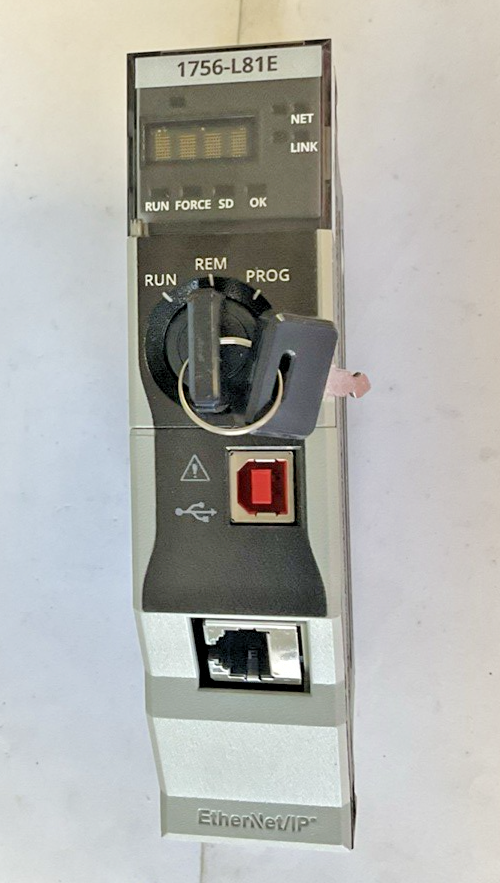 ALLEN BRADLEY1756-L81E CONTROLLOGIX 5580 CONTROLLER SER.B FW:1.045
