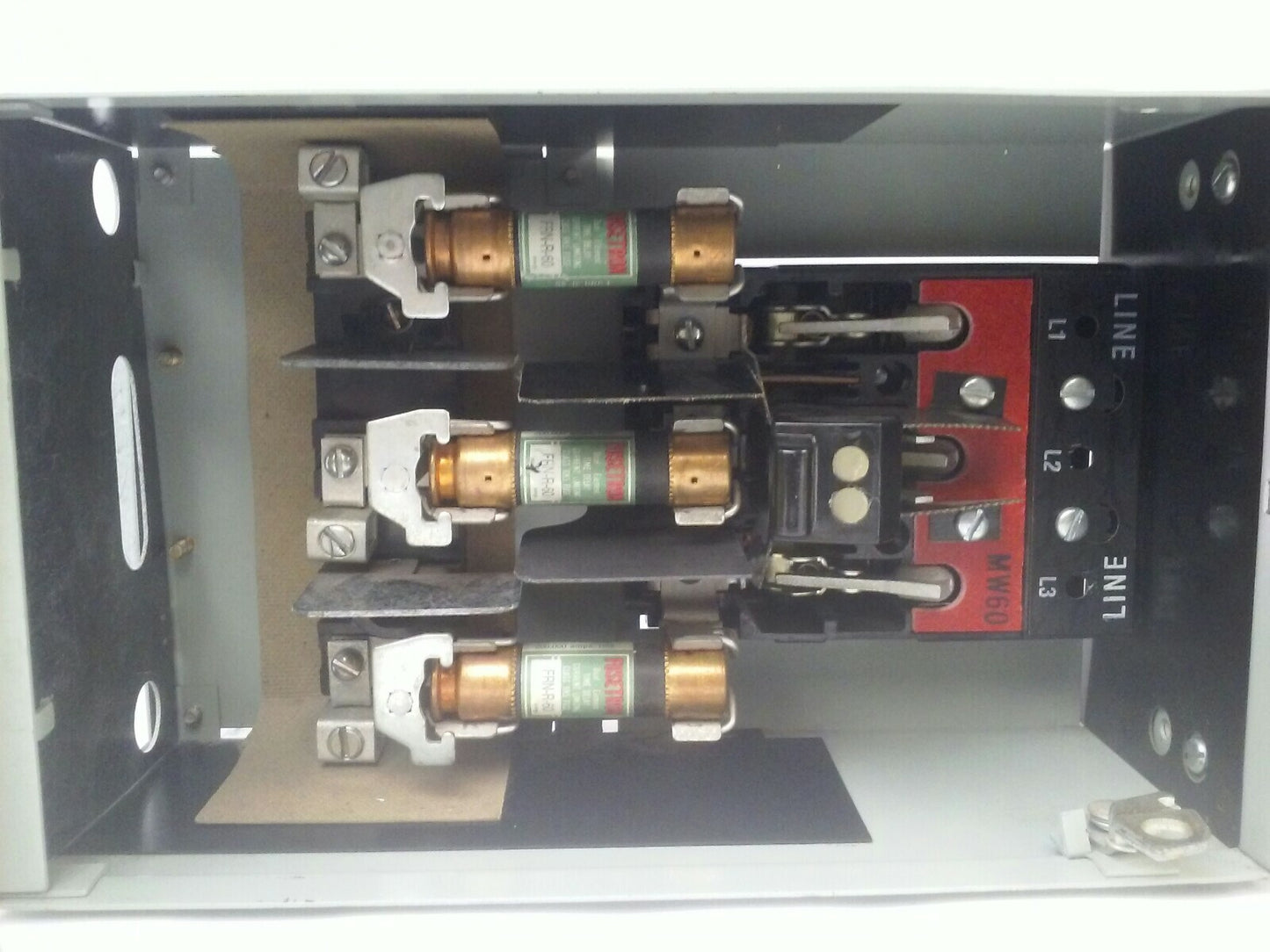 GE TYPE QMR QMR322L & QMR323R TWIN FUSIBLE INTERRUPTER SWITCH 60/100A W/HARDWARE
