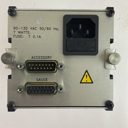 MKS INSTRUMENTS HPS DIVISION 917 PIRANI SENSOR VACUUM GAUGE CONTROLLER 90-130VAC