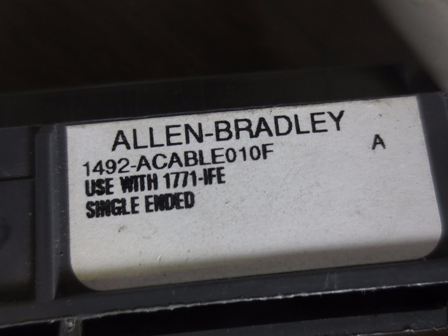 ALLEN-BRADLEY 1492-ACABLE010F PRE-WIRED CABLE for 1771-IFE, I/O MODULES