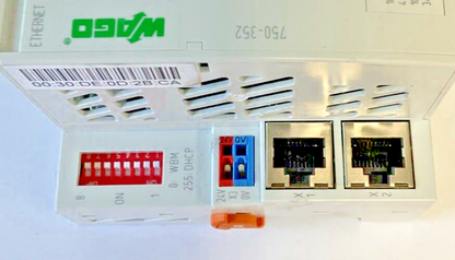 WAGO 750-352 ETHERNET COUPLER 24VDC 2PORT 100MBIL