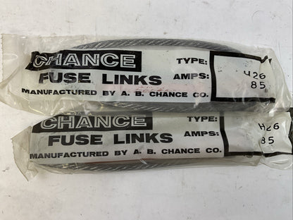 A.B. CHANCE FUSE LINK 85AMP (LOT OF 2)