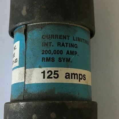 GENERAL ELECTRIC GF8B125 FUSE 125A 600VAC CLASS J ***LOTOF2***