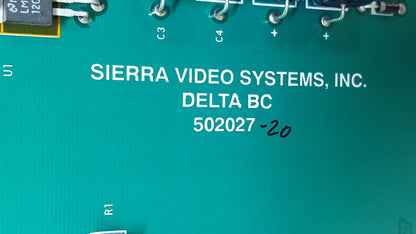 SIERRA VIDEO SYSTEMS 502027