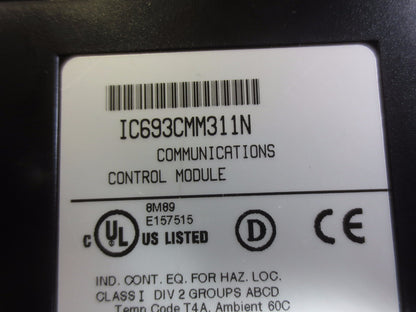 GE FANUC IC693CMM311N COMMUNICATIONS CONTROL MODULE