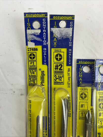 EAZYPOWER ISOMAX CONTRACTOR QUALITY PHILLIPS BIT LOT