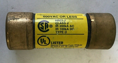 BUSS LPJ-1-6/10SP FUSE DUAL ELEMENT TIME-DELAY 600VAC CLASS J ***LOTOF3****