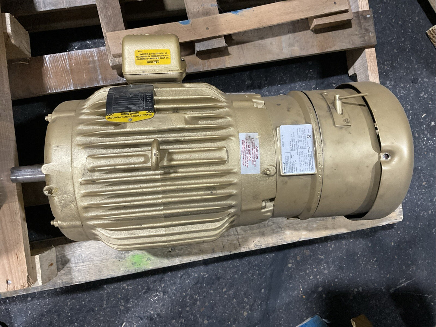 BALDOR 682750014 SUPER-E MOTOR 5HP 6.3A 1760RPM 3PH 460V 07J931Y225G1