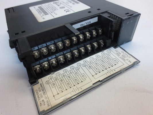 GE FANUC IC693MDL740G OUTPUT MODULE, 12/24VDC 0.5A 16PT POS