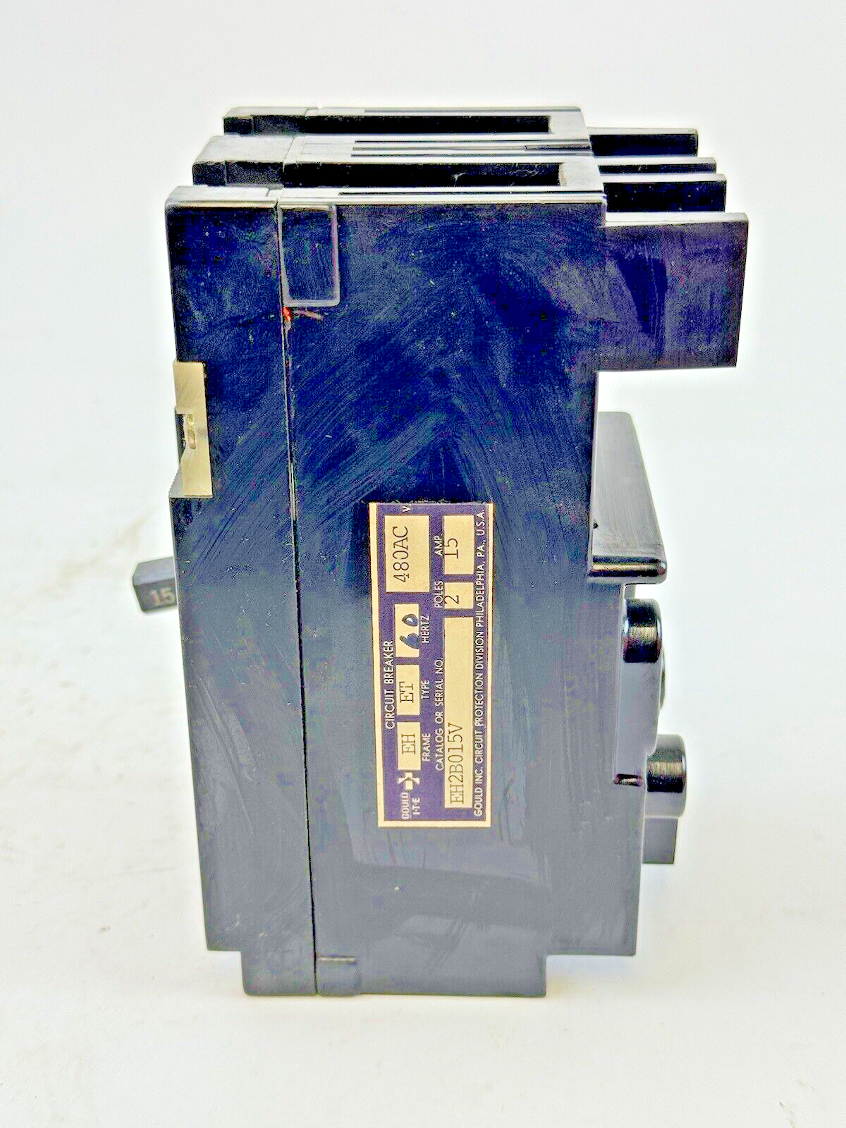 GOULD / ITE - EH2B015V - MOLDED CASE CIRCUIT BREAKER - 2 POLE/480 VAC/ 15A - NEW