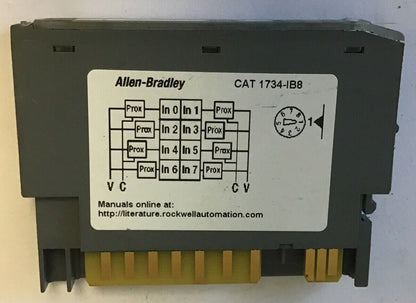 ALLEN BRADLEY 1734-IB8 SINK INPUT 24VDC SER.D FW 3.022