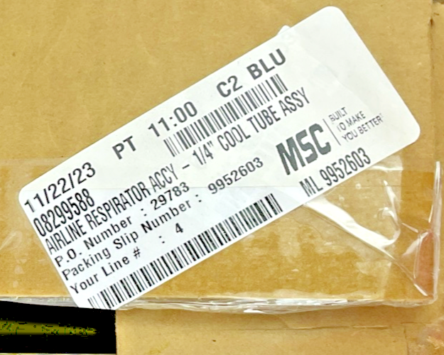 BULLARD AC100030 COOL CLIMATE CONTROL TUBE